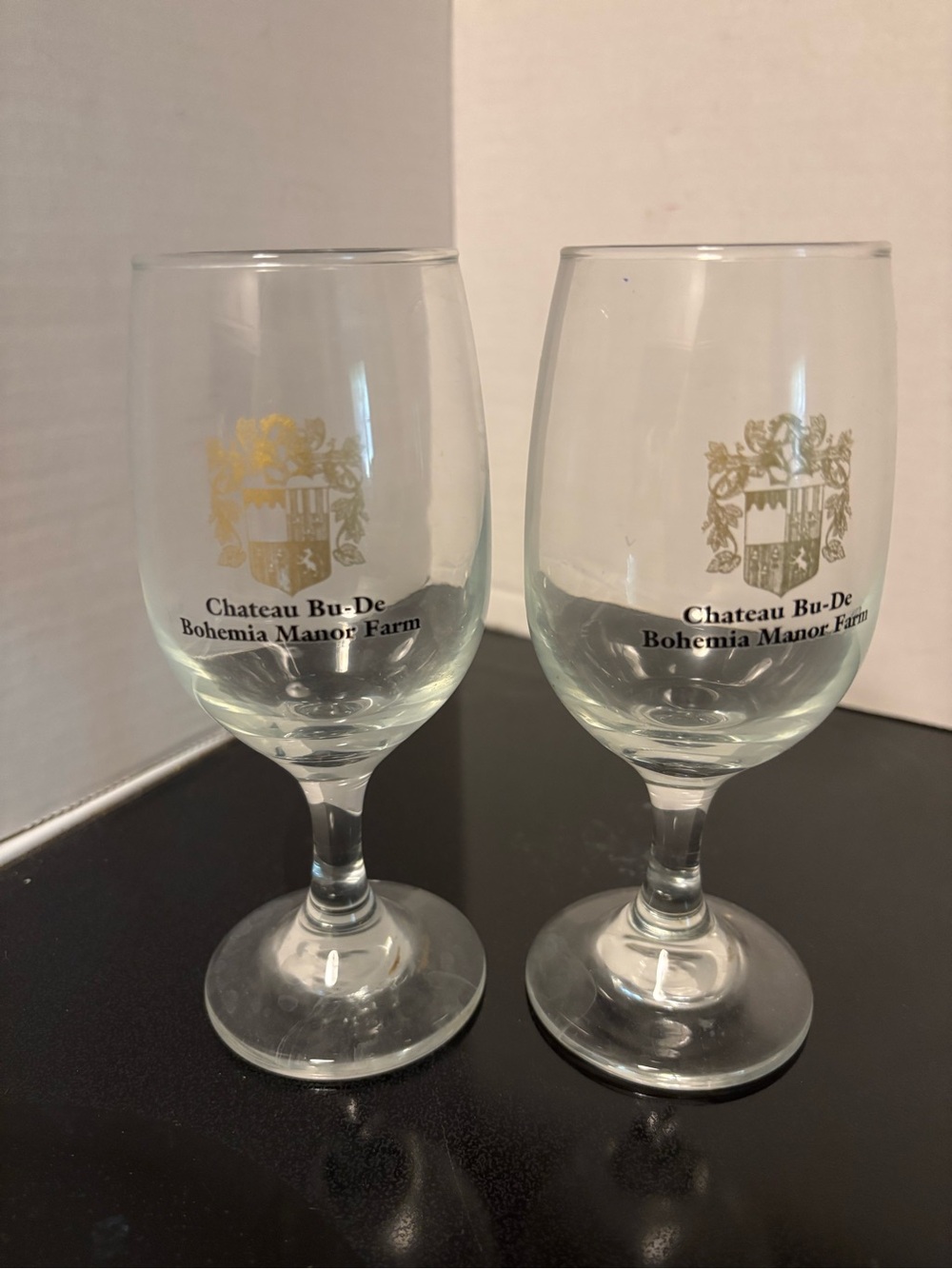 Souvenir wine glasses